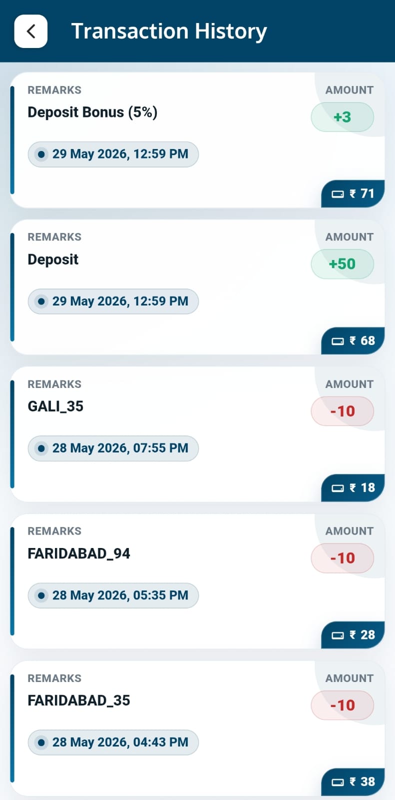 Guruji Club App Result Screenshot